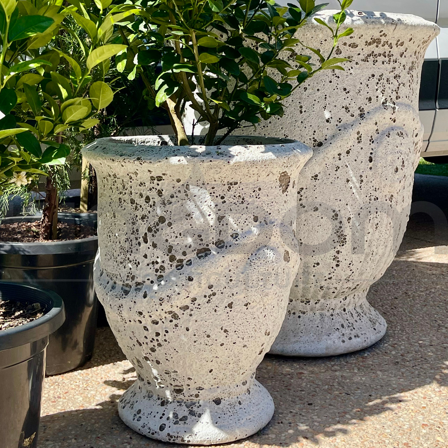 Ancient Style Anduze Urn Garden Pots | 2 Sizes Kingdom Horticulture