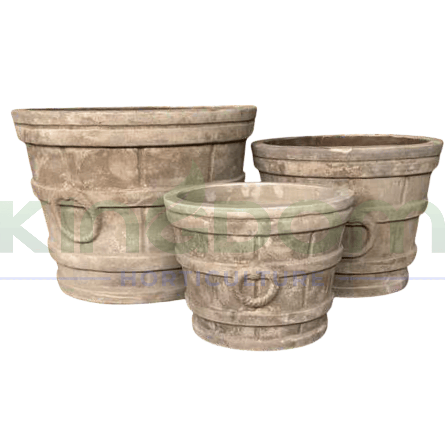 Terracotta Barrel Garden Pot - Kingdom Horticulture Kingdom Horticulture