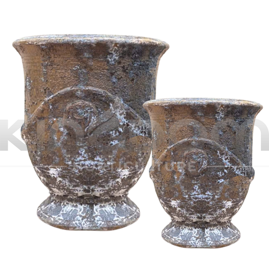 Ancient Titanic Anduze Pot Cocoa | 3 Sizes Kingdom Horticulture