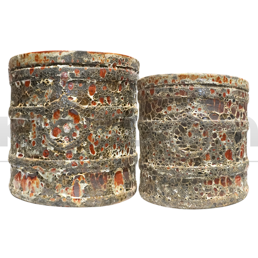 Ancient Barrel Pots | Copper | 6 Designs Kingdom Horticulture