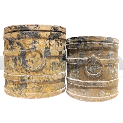 Titanic Barrel Pots | Cocoa | 6 Designs