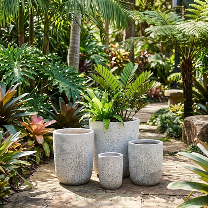 Ancient Bubble Stone U Pot Planters | 4 Sizes