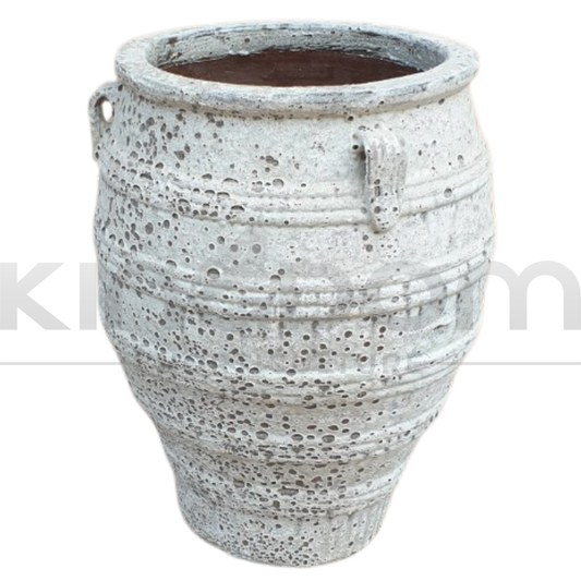Ancient Pithari Garden Urn Pot | Ancient White | 2 Colours Kingdom Horticulture
