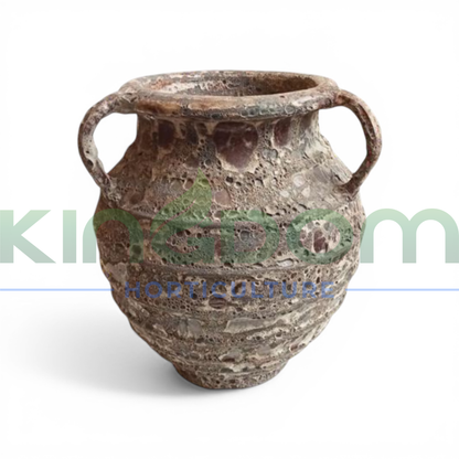 Ancient Stone Beecomb Garden Urn Planter Pot | Brown