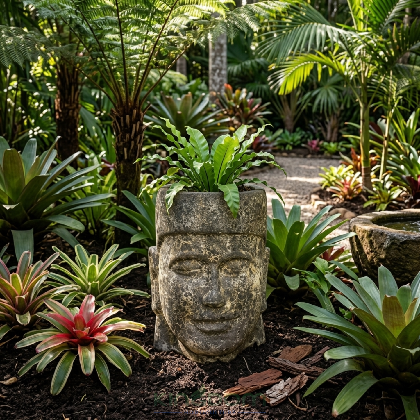 Buddha Stone Garden Pot Planter Kingdom Horticulture