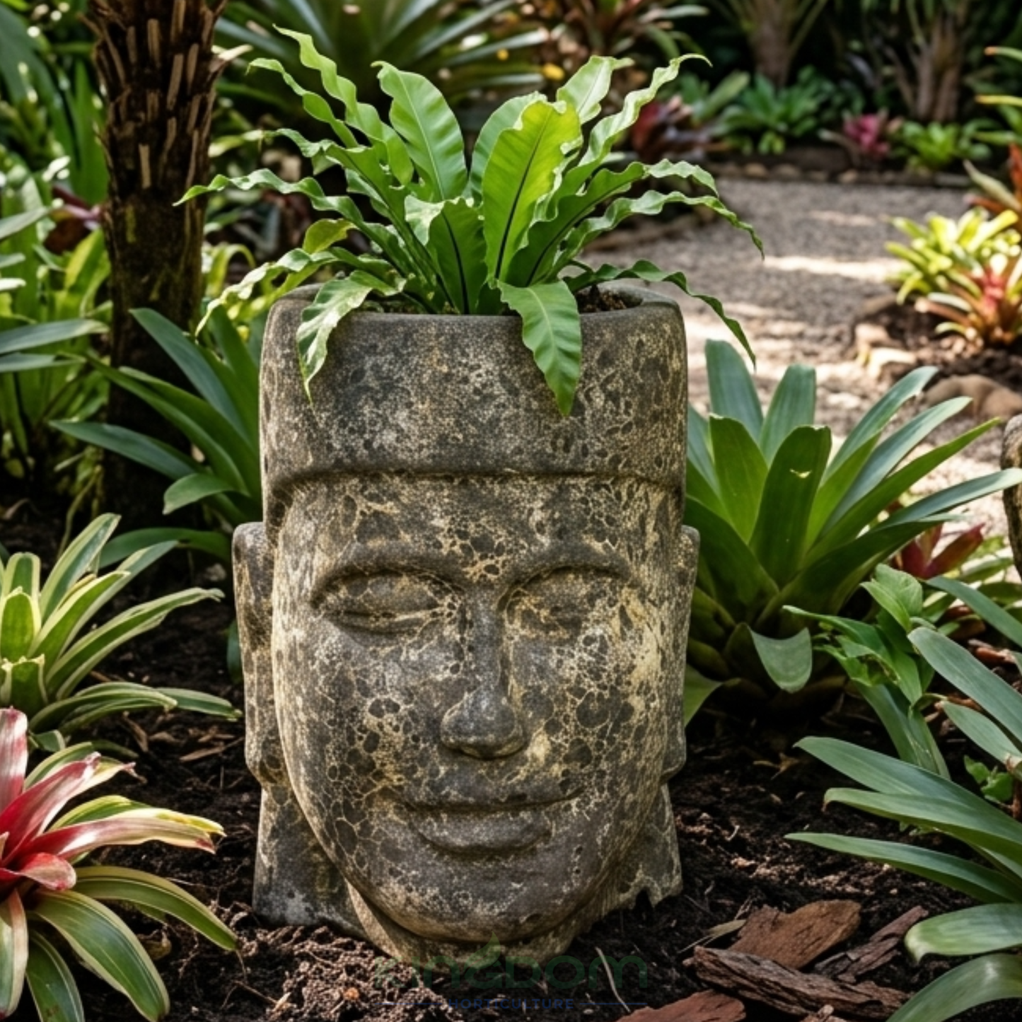 Buddha Stone Garden Pot Planter Kingdom Horticulture