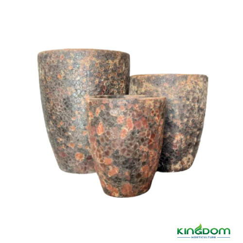 Ancient Snakeskin Crucible Pot | 3 Colours & Sizes Kingdom Horticulture