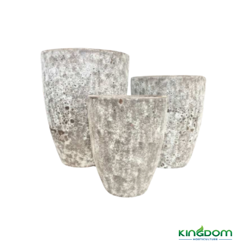 Ancient Snakeskin Crucible Pot | 3 Colours & Sizes Kingdom Horticulture