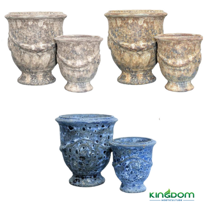 Ancient Anduze Urn Pot | Set of Two