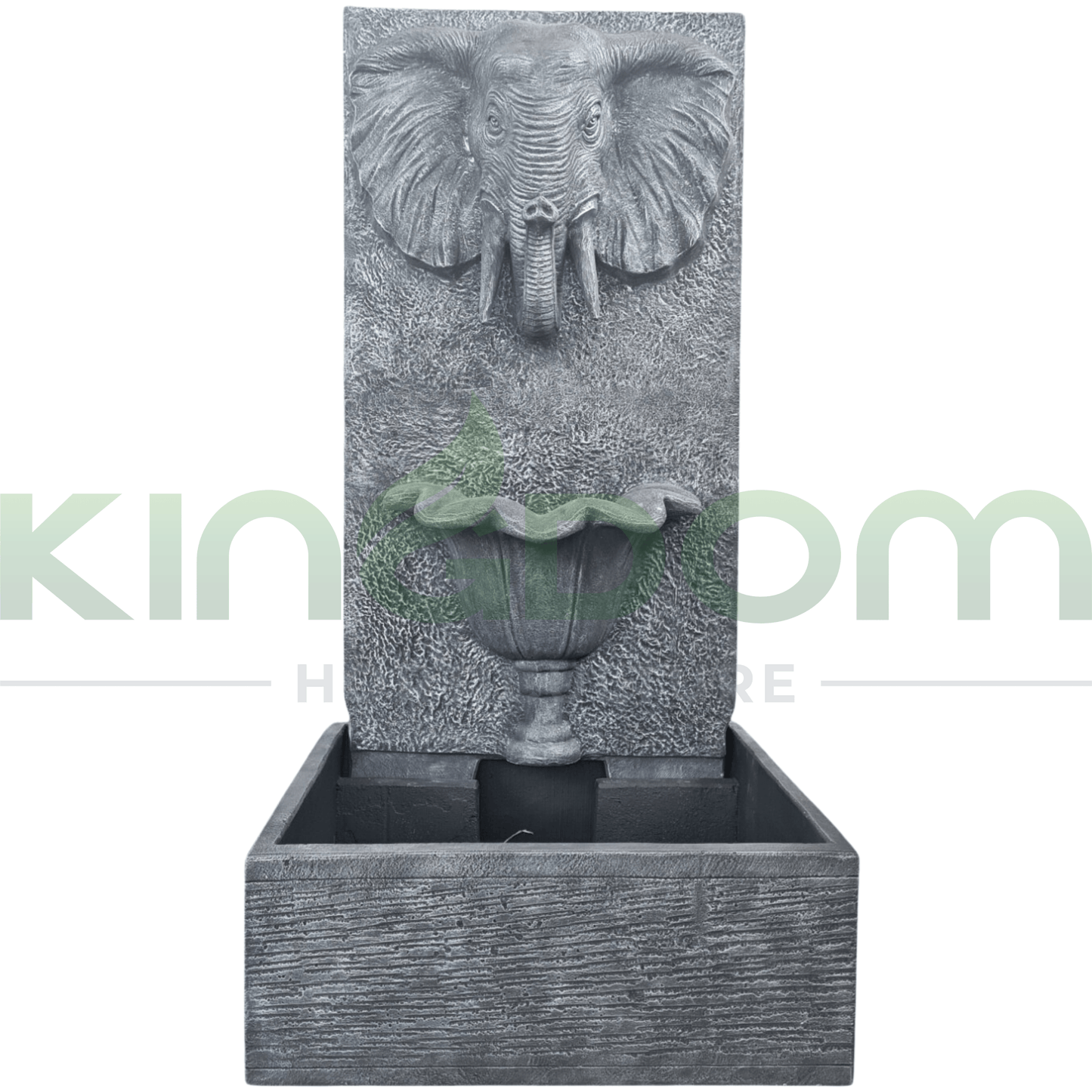 Elephant Water Feature Lightweight | Includes Pump - Kingdom Horticulture Kingdom Horticulture