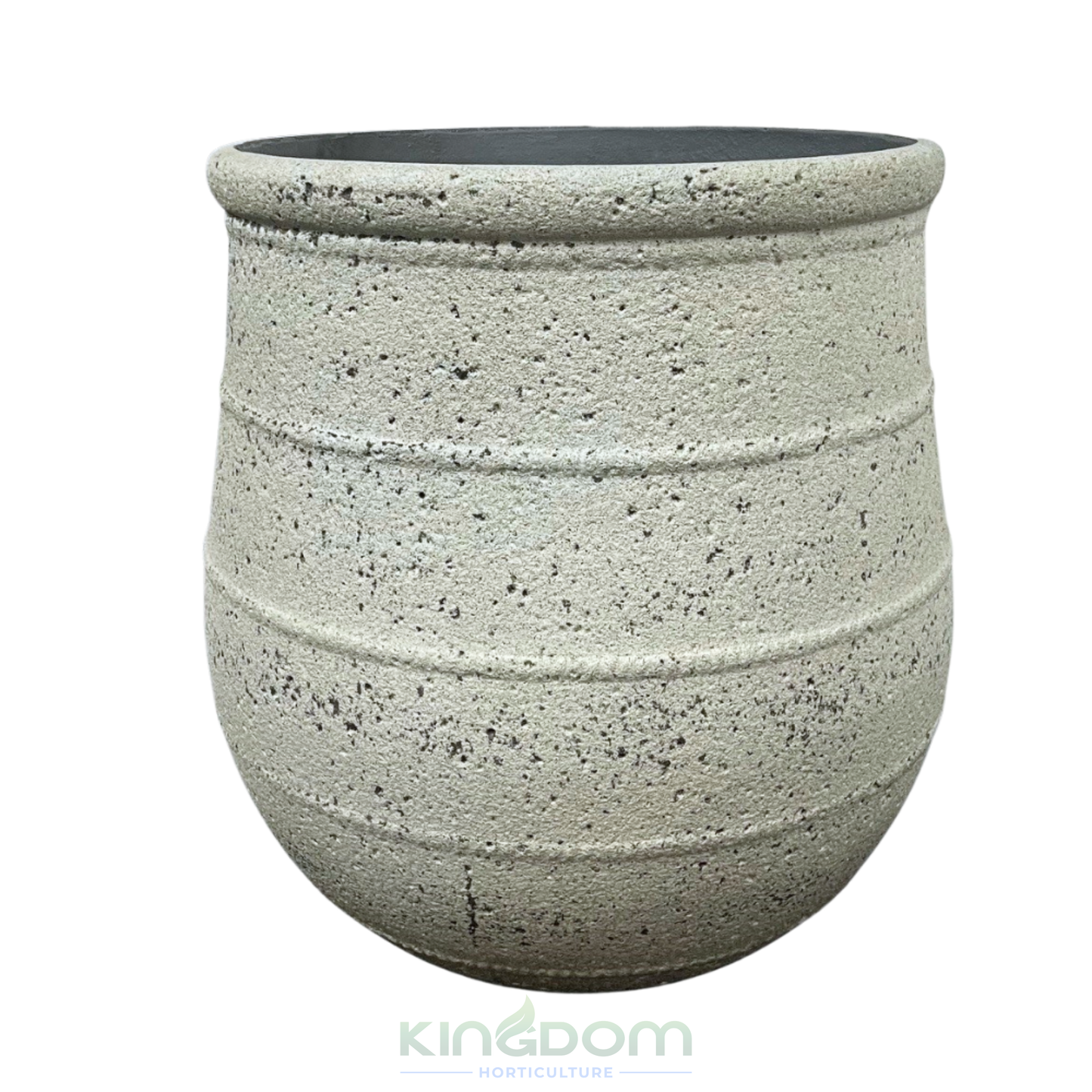 Fossil Capri Rope Garden Pot - Mid Light Weight | Ivory Kingdom Horticulture