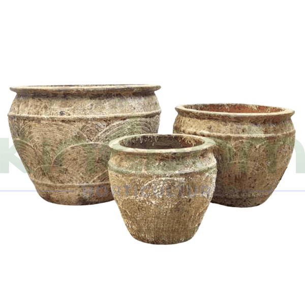 Ancient Arch Garden Pot | Khaki - Kingdom Horticulture