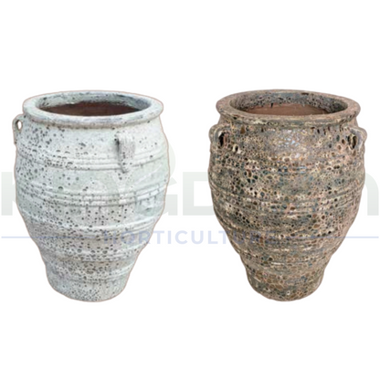 Ancient Pithari Urn Pot | 2 Colours & Styles