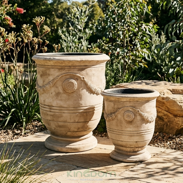 Ancient Terracotta Tivoli Urn | 2 Sizes