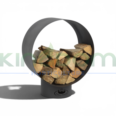 Round Steel Log Rack