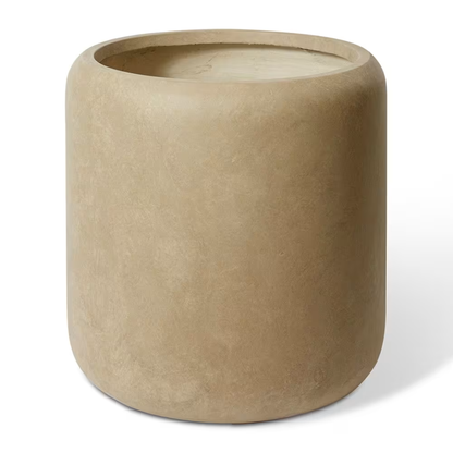 Lightweight Fibrestone Garden Pot | Natural Brown