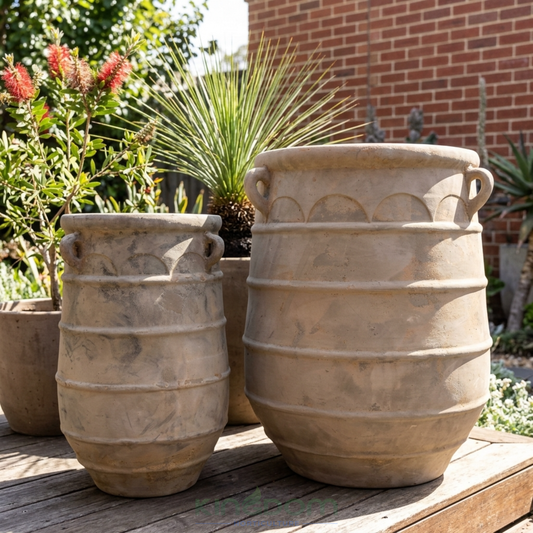Outback Terracotta Lucilla Garden Urn Pot Kingdom Horticulture