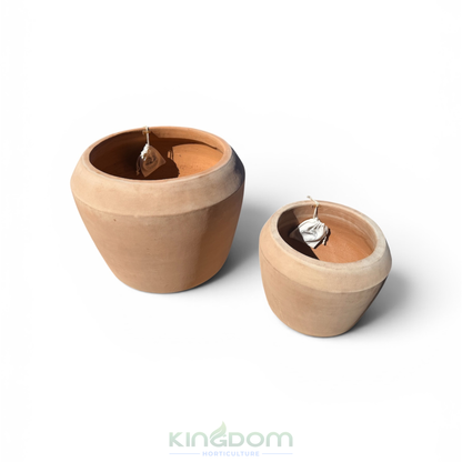 Terracotta Mod Garden Pots Planters | SET OF 2