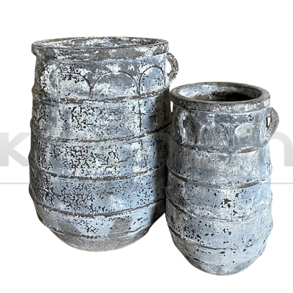 Ancient Lucilla Garden Urn Pot | White
